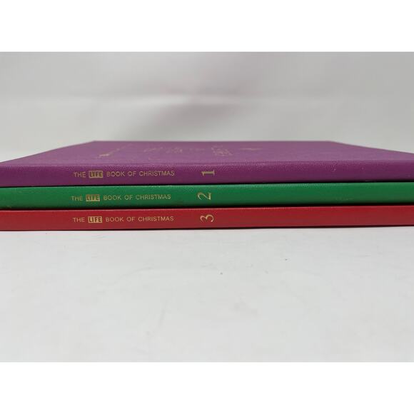 LARGE Vintage 1960s LIFE 3-book Set: Glory, Pageantry & Merriment of Christmas - Picture 11 of 12